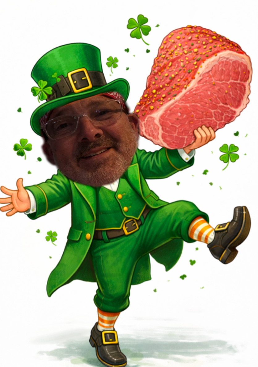 butcher bellevue - golden steer choice meas - it's time for corned beef