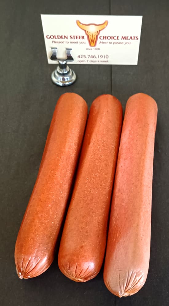 golden steer choice meats hotdogs