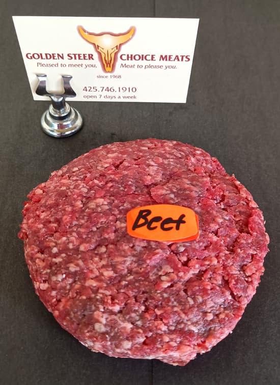 golden steer choice meats beef burger